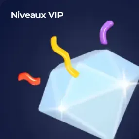 Diamant brillant symbolisant les niveaux VIP du programme fidélité